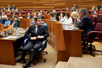 Un momento de la sesión constitutiva de las Cortes de Castilla y León.