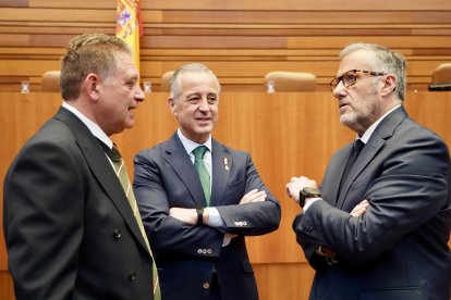 Un momento de la sesión constitutiva de las Cortes de Castilla y León.
