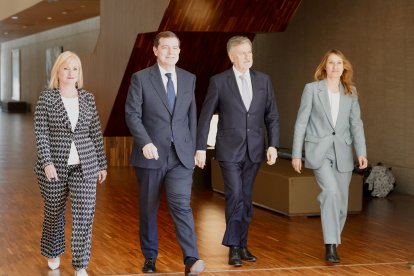 Un momento de la sesión constitutiva de las Cortes de Castilla y León.