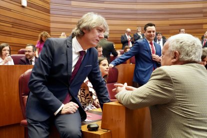 Un momento de la sesión constitutiva de las Cortes de Castilla y León.