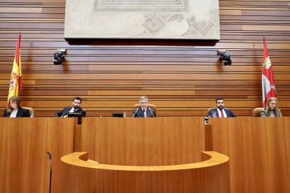 Un momento de la sesión constitutiva de las Cortes de Castilla y León.