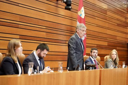 Un momento de la sesión constitutiva de las Cortes de Castilla y León.