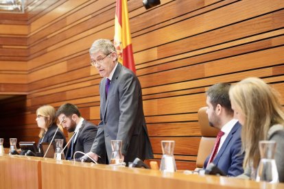 Un momento de la sesión constitutiva de las Cortes de Castilla y León.