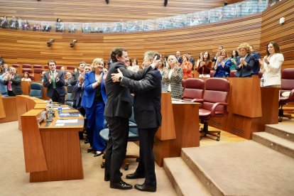 Un momento de la sesión constitutiva de las Cortes de Castilla y León.