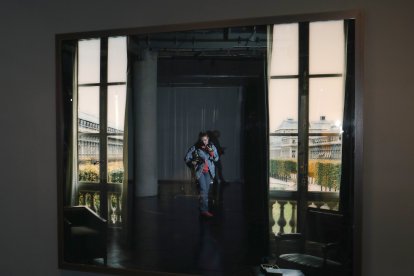Inauguración del VI Festival Internacional de Fotografía de Castilla y León, en la imagen exposición de Sergio Belinchón de la colección del MUSAC