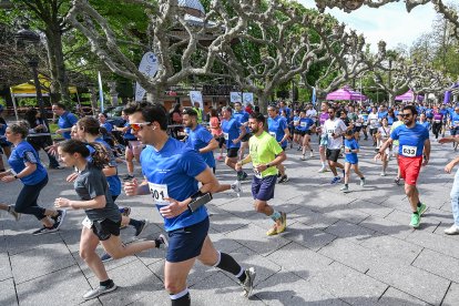 Carrera por el Día de Castilla y León celebrada en Burgos.