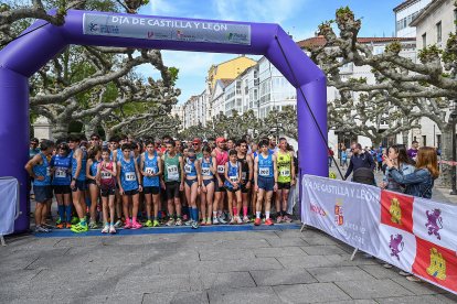 Carrera por el Día de Castilla y León celebrada en Burgos.