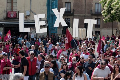 León acoge el V Camino a la Libertad organizado por Conceyu País Llionés y Xuntanza Llionesista