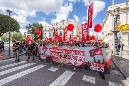 Manifestación del 1º de Mayo en Burgos.