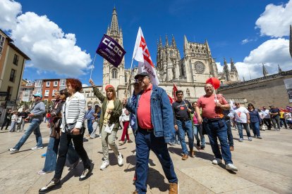 Manifestación del 1º de Mayo en Burgos.
