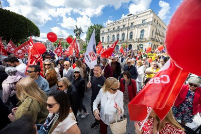Manifestación del 1º de Mayo en Burgos.