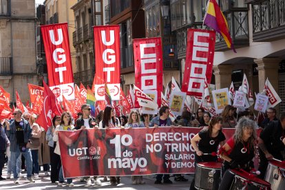 Manifestación 1º de mayo en Soria.