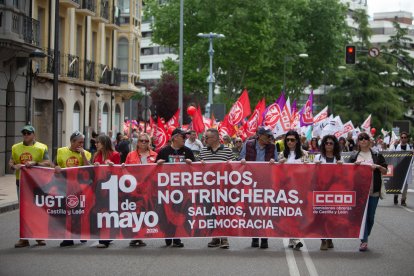 Manifestación del 1 de Mayo en Zamora.