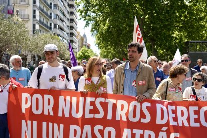 Manifestación del 1º de Mayo en Valladolid.
