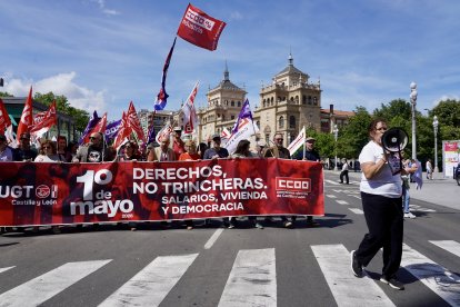 Manifestación del 1º de Mayo en Valladolid.