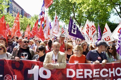 Manifestación del 1º de Mayo en Valladolid.