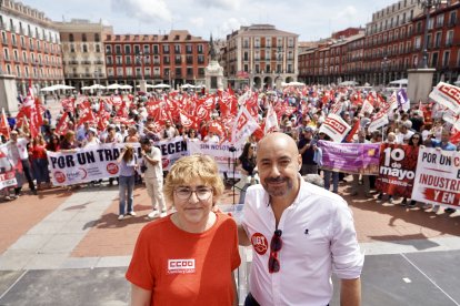 Manifestación del 1º de Mayo en Valladolid.