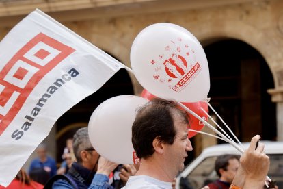 Manifestación del 1º de Mayo en Salamanca.