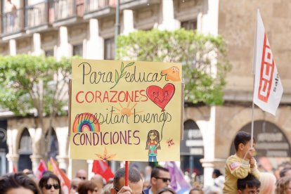 Manifestación del 1º de Mayo en Salamanca.