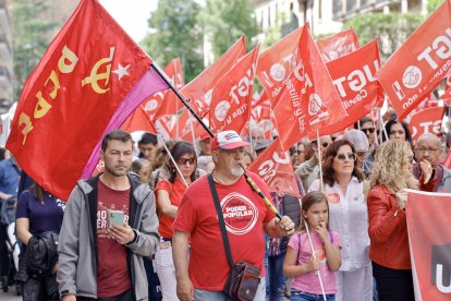 Manifestación del 1º de Mayo en Salamanca.