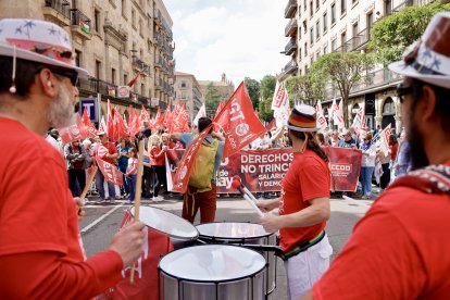 Manifestación del 1º de Mayo en Salamanca.