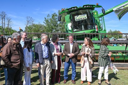 La inauguración de la LXIV Feria Nacional de Maquinaria Agrícola de Lerma.