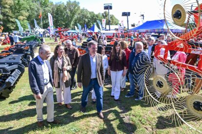 La inauguración de la LXIV Feria Nacional de Maquinaria Agrícola de Lerma.