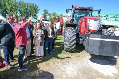 La inauguración de la LXIV Feria Nacional de Maquinaria Agrícola de Lerma.