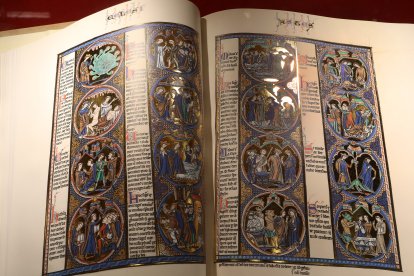 Exposición 'Los mejores códices del mundo en la biblioteca Jacobea del Real Monasterio de San Zoilo en Carrión de los Condes (Palencia)