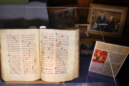 Exposición 'Los mejores códices del mundo en la biblioteca Jacobea del Real Monasterio de San Zoilo en Carrión de los Condes (Palencia)