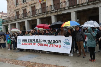 Concentración de AUSAVE en Zamora.
