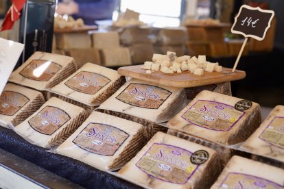 Inauguración de la Feria Iberqueso en Valencia de don Juan (León).