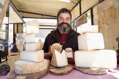 Inauguración de la Feria Iberqueso en Valencia de don Juan (León).