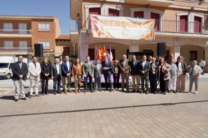 Inauguración de la Feria Iberqueso en Valencia de don Juan (León).