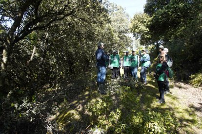 Vecinos y voluntarios colaboran en una acción colectiva para proteger el entorno.