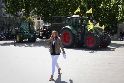 Concentración y manifestación de las Opas para exigir apoyos para garantizar el futuro del campo