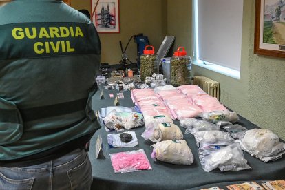 Operación antidroga realizada por la Guardia Civil de Burgos.