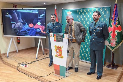 Operación antidroga realizada por la Guardia Civil de Burgos.