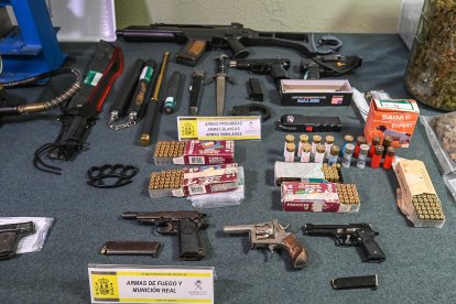 Operación antidroga realizada por la Guardia Civil de Burgos.