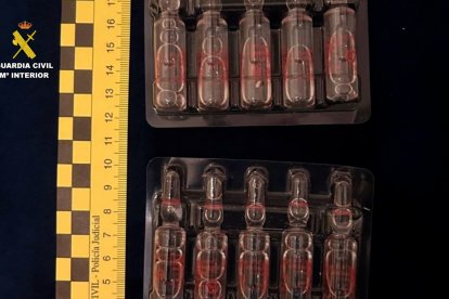 Operación antidroga realizada por la Guardia Civil de Burgos.