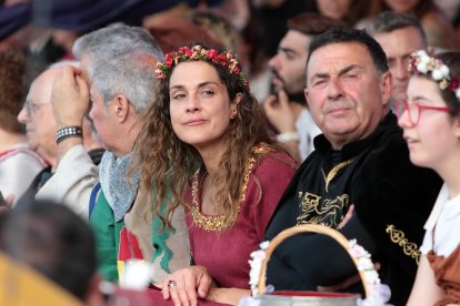 La localidad leonesa Hospital de Órbigo celebra las Justas del Passo Honroso. En la foto la presidenta de Diario de León, Adriana Ulibarri.