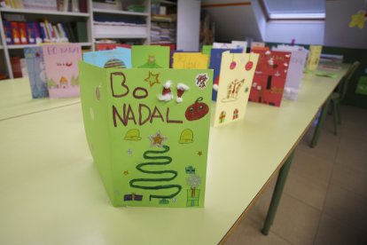 Aula de gallego en el colegio García Yebra de Ponferada, perteneciente al programa de la Junta de Castilla y León.