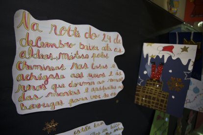 Aula de gallego en el colegio García Yebra de Ponferada, perteneciente al programa de la Junta de Castilla y León.