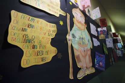 Aula de gallego en el colegio García Yebra de Ponferada, perteneciente al programa de la Junta de Castilla y León.