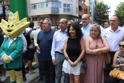 Inauguración de la feria del ajo en Zamora.