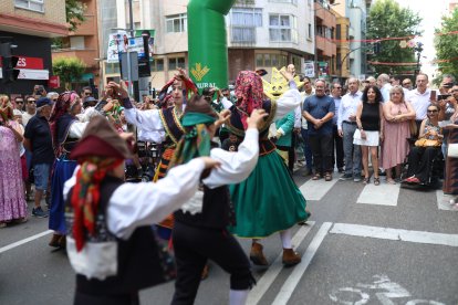 Inauguración de la feria del ajo en Zamora.