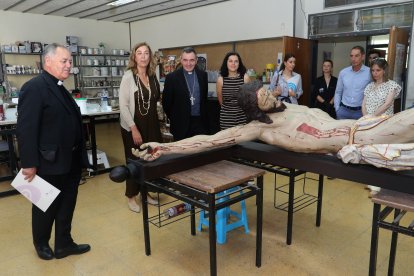 Taller de restauración de obras de arte en Palencia.