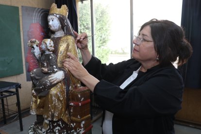 Taller de restauración de obras de arte en Palencia.