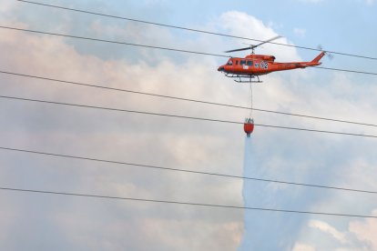 Incendio en Navatejera (León)