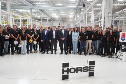 Presentación de la nueva planta de fabricación y casting de culatas de Horse.